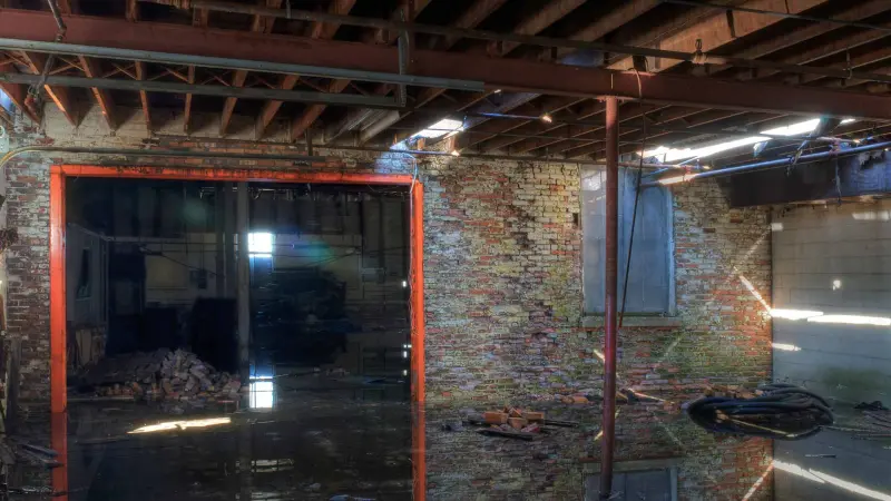 Flooded basement